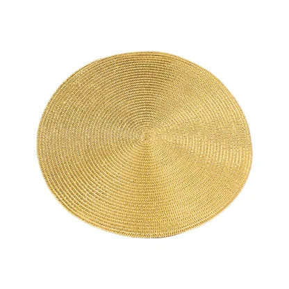 Minimalist Disc Headpiece with Shiny Finish - Image 9