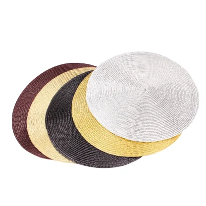 Minimalist Disc Headpiece with Shiny Finish - Image 3