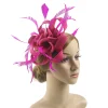 Chic Fascinator with Decorative Floral Design - Image 2