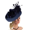 Dramatic Teardrop Disc Cocktail Hat - Image 8
