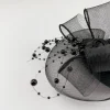 Retro Mini Top Hat Black Fasinator - Image 2