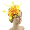 Chic Fascinator with Decorative Floral Design - Image 3