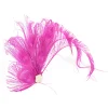 Faux Peacock Feather Headpiece with Clip - Image 6