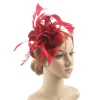 Chic Fascinator with Decorative Floral Design - Image 9