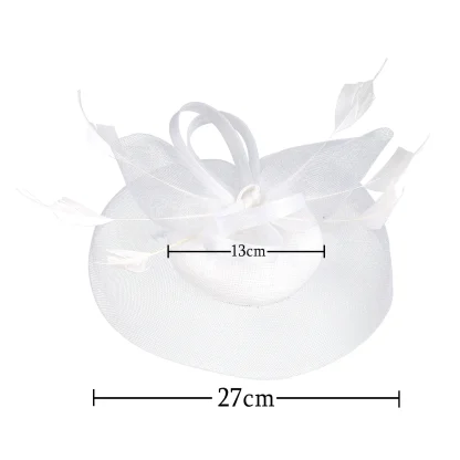 Lightweight Cocktail Hat with Knotted Design - Image 15
