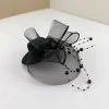 Retro Mini Top Hat Black Fasinator - Image 6