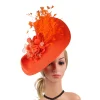 Dramatic Teardrop Disc Cocktail Hat - Image 11