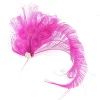 Faux Peacock Feather Headpiece with Clip - Image 7